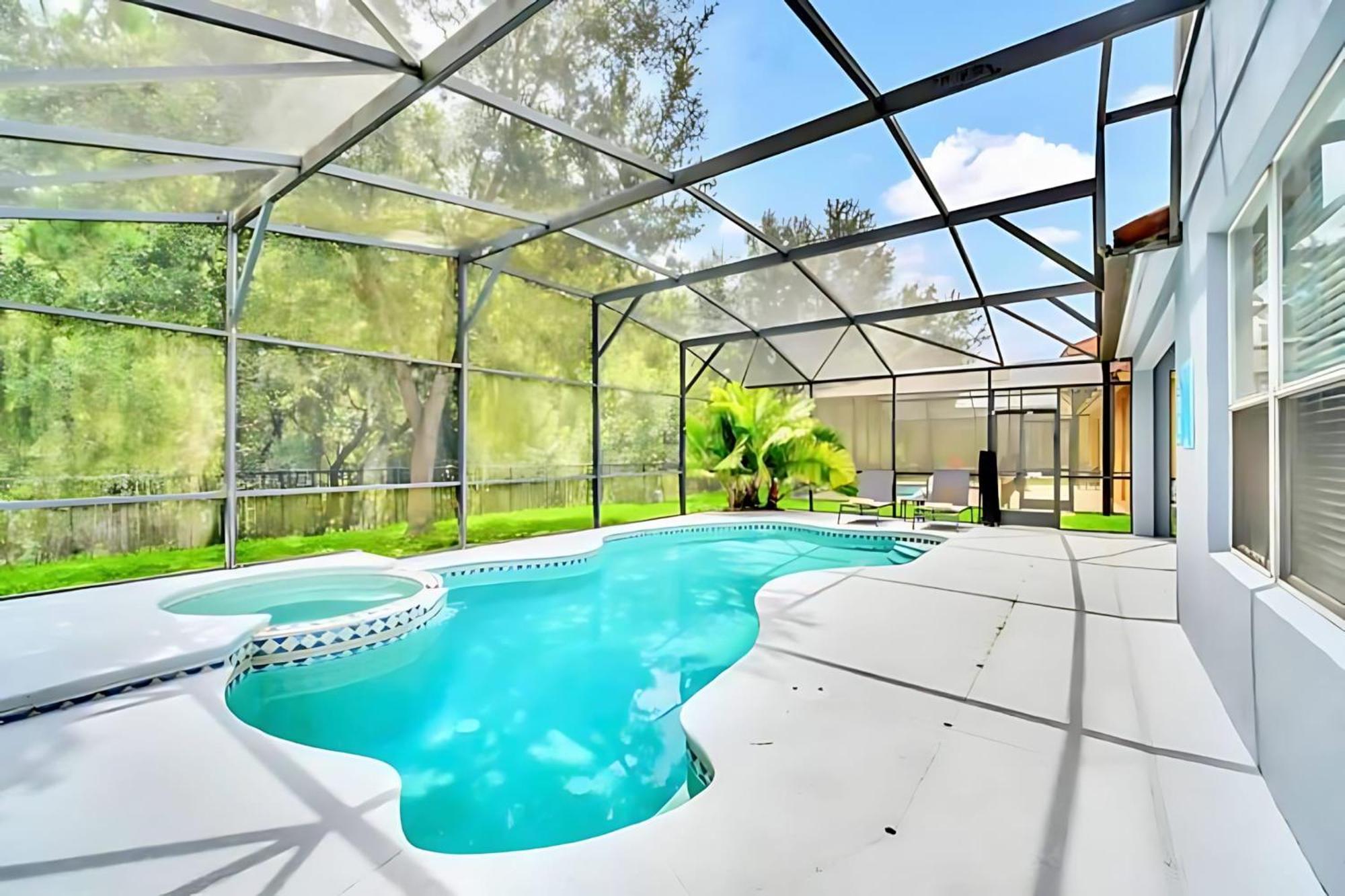 6Br Resort Home Near Disney - With Private Pool Hot Tub And Games Room Kissimmee Esterno foto