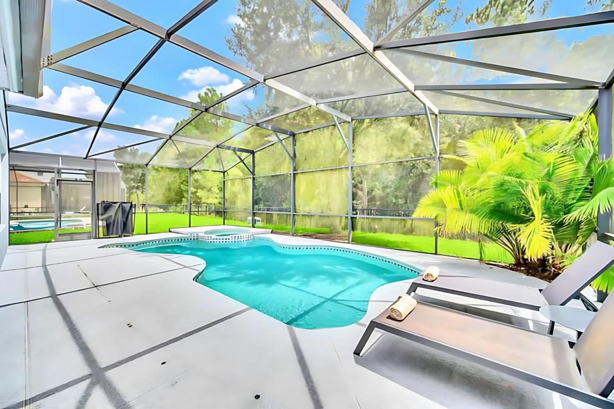 6Br Resort Home Near Disney - With Private Pool Hot Tub And Games Room Kissimmee Esterno foto
